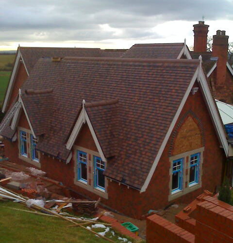 Single storey extension at Yoxall Project